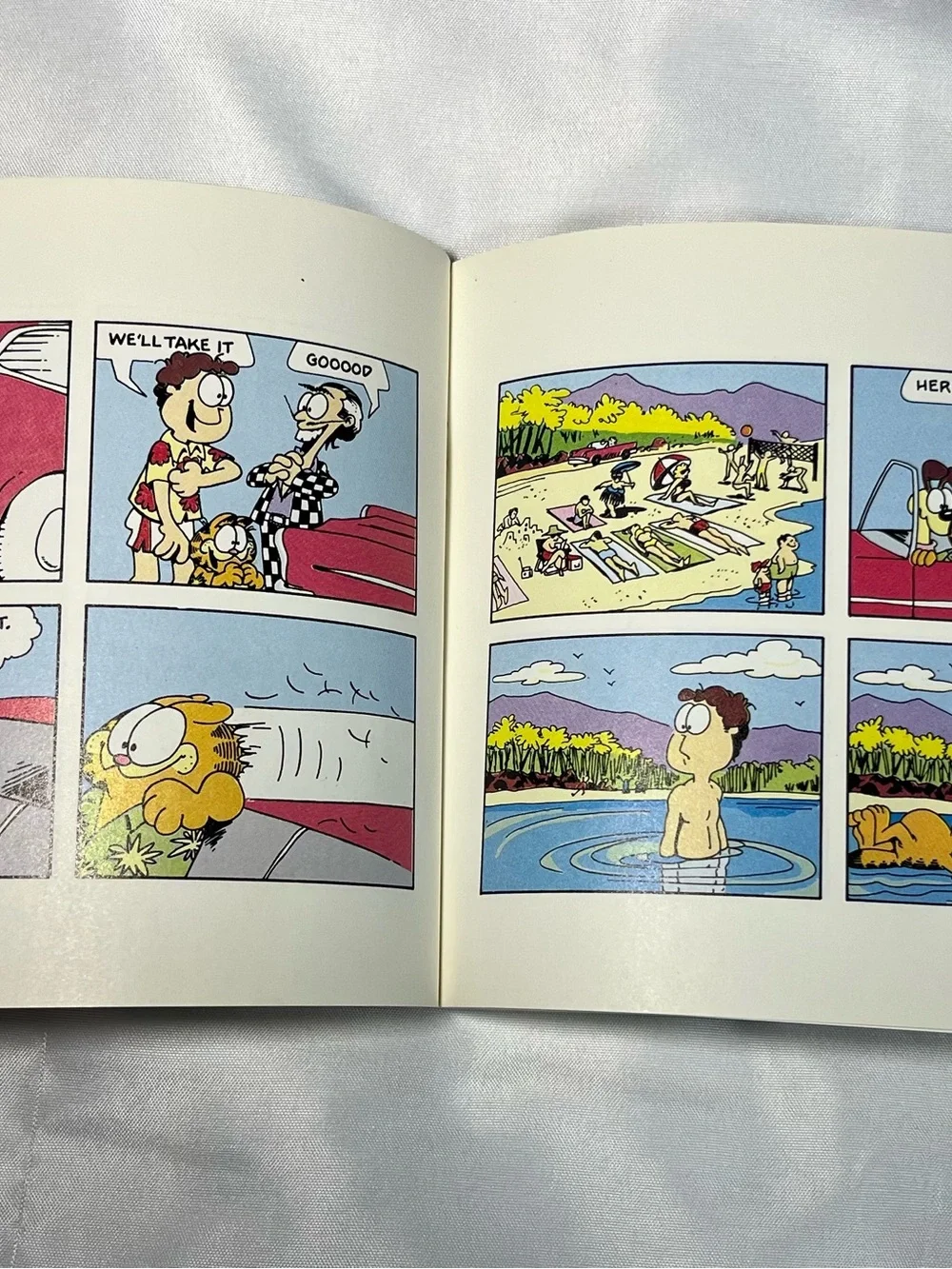 Vintage 1986 Garfield in Paradise Jim Davis Paperback Comic Strip Book VTG